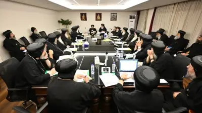 اجتماع لجنتي الإيمان والتعليم والعلاقات العامة للمجمع المقدس صباح الثلاثاء