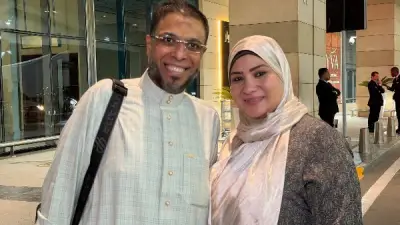 زوجة الشيخ محمد أبو بكر تبعث رسالة حب ودعاء له قبل الحج