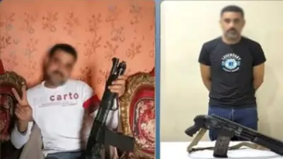 ضبط عامل هدد طليقته ببندقية خرطوش ونشر صورته على فيسبوك في قويسنا