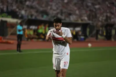 عدي الدباع يسجل أول أهداف الزمالك أمام سيراميكا في الدوري المصري