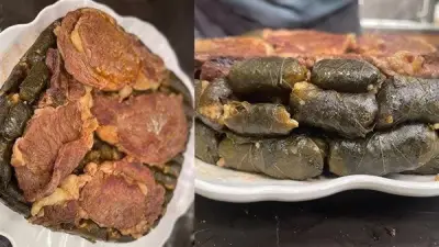 طريقة عمل طاجن ورق العنب باللحمة لعيد الأضحى المبارك