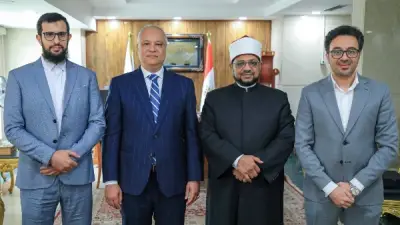 أمين البحوث الإسلامية يبحث مع مستشار المفوض السامي للاجئين سبل التوعية الإنسانية