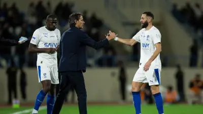حقيقة خلاف إنزاجي وبنزيما قبل مباراة الهلال والفيحاء في الدوري السعودي