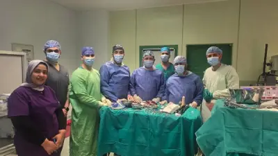 نجاح معهد الكبد القومي بالمنوفية في إنقاذ فتاة من نزيف داخلي حاد