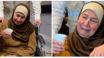 مشهد مؤثر لمسنة سورية تبكي فرحًا عند وصولها إلى مكة للحج