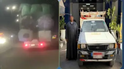 الداخلية تكشف ملابسات فيديو حمولة زائدة على سيارة بالفيوم