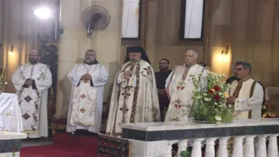 بطريرك الأقباط الكاثوليك يترأس قداس عيد القديسة ريتا بكنيسة العذراء