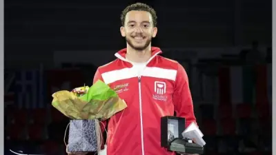 وزير الشباب والرياضة يهنئ محمد السيد بذهبية كأس العالم لسيف المبارزة