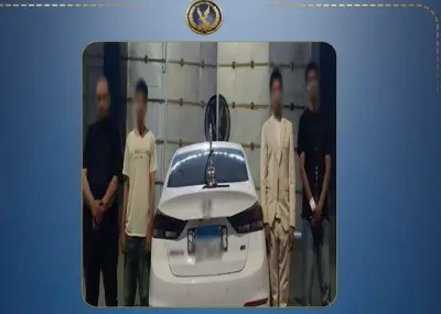 المنيا: ضبط سائق ظهر في فيديو الشيشة فوق السقف خلال زفة