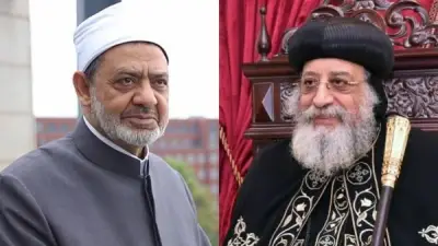 البابا تواضروس يهنئ شيخ الأزهر بعيد الأضحى المبارك
