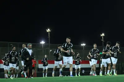 منتخب مصر يواصل استعداداته لمواجهة روسيا الودية
