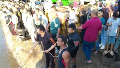 حزن في الدقهلية بعد انتشال جثمان شاب غريق من ميزانية ميت ضافر