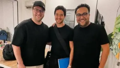 خالد الصاوي وأحمد مالك وميشيل ميلاد في فيلم 