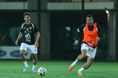 منتخب مصر يواصل الاستعداد لوديتي روسيا والبرازيل في معسكر مغلق