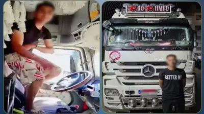 القبض على سائق نقل ثقيل رقص أثناء القيادة في البدرشين