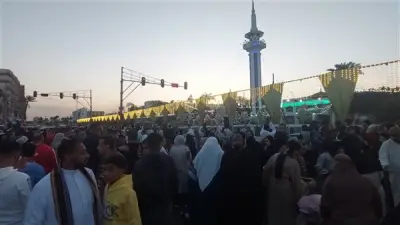 توافد المئات إلى مساجد الإسكندرية لصلاة عيد الأضحى المبارك