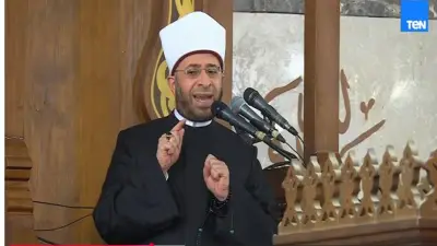 وزير الأوقاف يدعو لحفظ البلاد في خطبة عيد الأضحى أمام السيسي