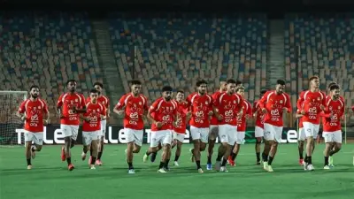 منتخب مصر يختتم تدريباته لمواجهة روسيا الودية