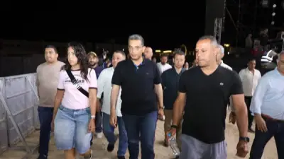 محافظ البحر الأحمر يتفقد استعدادات حفل روبي وأحمد سعد بالغردقة