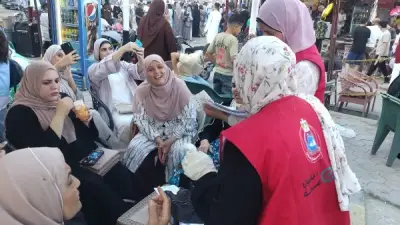 صحة بني سويف تواصل تقديم خدمات المبادرات الرئاسية في المنتزهات والحدائق