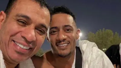 محمود الليثي ينشر صورة مع محمد رمضان من الحج ويدعو: ربنا يتقبل منا ومنكم