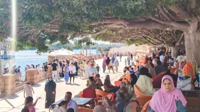 إقبال كثيف على الحدائق والرحلات النيلية في دسوق خلال رابع أيام العيد