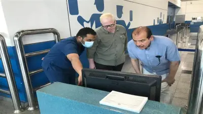 نائب وزير الصحة يتفقد الحجر الصحي بمطار القاهرة ويطمئن على إجراءات استقبال الحجاج