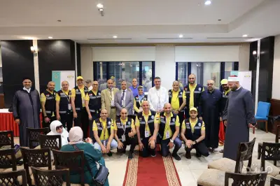 بعثة حج الجمعيات الأهلية تحتفل بنجاح الموسم وتكرم فرق العمل