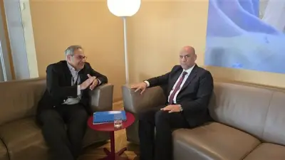 السفير علاء حجازي يستقبل وزير العمل بجنيف استعدادًا لمؤتمر العمل الدولي
