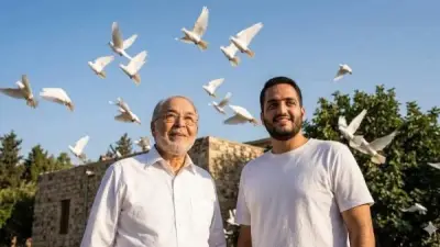 شمس البارودي ترثي زوجها ونجلها برسالة مؤثرة على فيسبوك