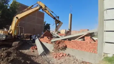 حملات مكبرة لإزالة مخالفات البناء والتعديات على الأراضي الزراعية بالجيزة خلال عيد الأضحى