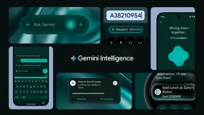 جوجل تطلق Gemini Intelligence على أندرويد بميزات تنفيذ المهام وإنشاء التطبيقات