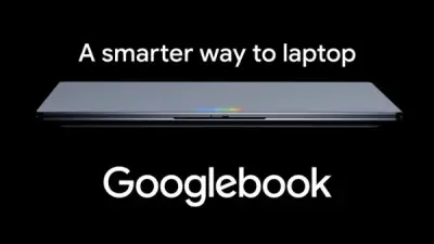 جوجل تطلق صفحة تفاعلية مذهلة لجهاز Googlebook المرتقب