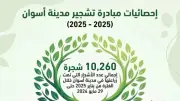 أسوان تتحول إلى الأخضر.. زراعة 10 آلاف شجرة في مختلف المدن