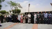 حجاج الجمعيات الأهلية بالمنيا يغادرون إلى الأراضي المقدسة 14 مايو