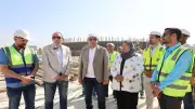 محافظ المنيا يتفقد محطة معالجة صرف صحي تخدم 180 ألف نسمة بالشيخ فضل