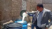 ضبط 2 طن ألبان فاسدة ومواد كيميائية محظورة في 4 معامل ومصنع جبنة بالمنيا