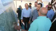 محافظ البحر الأحمر يتفقد مشروع حماية مرسى علم من السيول بـ 241 مليون جنيه