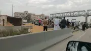 مصرع شخص وإصابة 4 في انقلاب مقطورة على صحراوي الإسكندرية