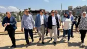 بورسعيد: 40% من أعمال تطوير ساحة النصر أنجزت والمحافظ يتابع