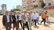 محافظ المنيا يتفقد توسعة مدرسة الشعب بتكلفة 43 مليون جنيه في بني مزار