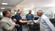 محافظ المنيا يتفقد مجمع خدمات تل بني عمران ويؤكد خدمته لأكثر من 45 ألف مواطن