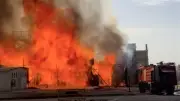 إصابة 5 أشخاص بحروق في حريق منزل بقرية النغاميش بسوهاج