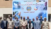 المنطقة الشمالية العسكرية تنظم قافلة طبية مجانية وتوزيع 5000 حصة غذائية بالبحيرة