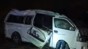 إصابة 7 ووفاتان في حادث انقلاب ميكروباص ببورسعيد
