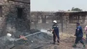 نفوق 7 رؤوس ماشية في حريق حظيرة بالعدوة بالمنيا