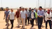 محافظ القليوبية يتفقد مشروع حضانة سيارات الخانكة بنسبة إنجاز 85%