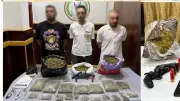 مصرع عنصرين إجراميين وضبط مخدرات وأسلحة بـ98 مليون جنيه بالغربية