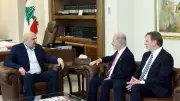 لقاء الرئيس عون والسفير الأمريكي بعد عودته من واشنطن لبحث التهدئة