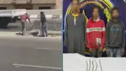 ضبط متهمين بسرقة أسياخ حديد من الحاجز الخرساني بدائري الخصوص